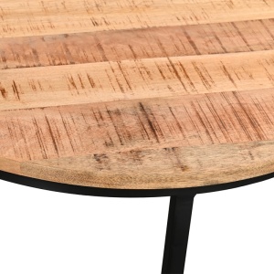 Σετ τραπεζάκια σαλονιού 3 τεμ. Frina boho Natural 70x70x45 cm - Img 7