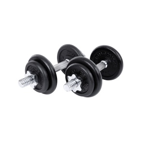 Σετ 2 αλτήρες Songmics Μαύρο 35x21.3x21.3