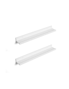 Σετ 2 κρεμαστά ράφια, Songmics, LWS60WT, Λευκό, 60 x 10 cm