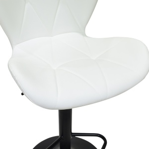 Σκαμπό μπαρ ajustabil Coozy Λευκό 46x47x112 cm - Img 6