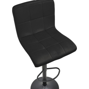 Σκαμπό μπαρ ajustabil Remina Μαύρο 44x44x112 cm - Img 6