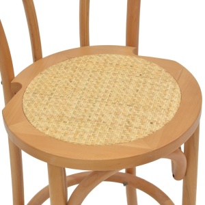 Σκαμπό μπαρ Thonet ξύλο fag φυσικό 41x50x105 cm - Img 7