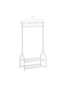 Σταντ για κρεμάστρες, Songmics, Κρεμ, HSR07W, 92 x 41 x 173 cm