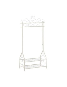 Σταντ για κρεμάστρες, Songmics, Κρεμ, HSR07W, 92 x 41 x 173 cm