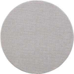 Στρογγυλό Χαλί Loom Ασημί 200x200 cm