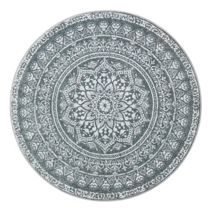 Στρογγυλό Χαλί Songmics Γκρι deschis 160x160 cm