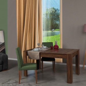 Τραπέζι τραπεζαρίας Bois-Walnut