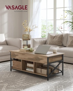 Τραπεζάκι σαλονιού Vasagle Καφέ 120x60x48 cm