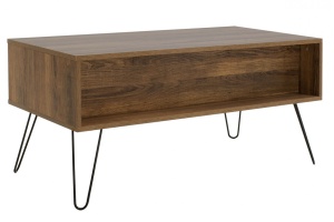 Τραπεζάκι σαλονιού Boho Walnut - Μαύρο - Img 6