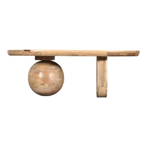 Τραπεζάκι σαλονιού Kane boho Φυσικό 110x72x38 cm - Img 3