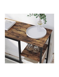 Τραπέζι μπαρ, Vasagle, Rustic Καφέ, LBT013B01, 110 x 40 x 90 cm - Img 3