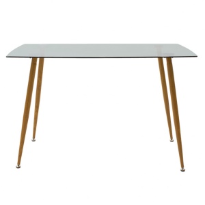 Τραπέζι Chloe Σκούρο Γκρι 120x70x75 cm - Img 2