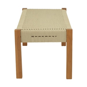 Τραπέζι Uma Boho, Pako World, ξύλο teak, Φυσικό, 150x45x40 cm - Img 4