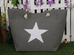 Τσάντα Παραλίας, Star Γκρι, 38x57 cm