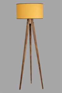 Φωτιστικό Δαπέδου Tripod Καφέ 24x45x153 cm - Img 3