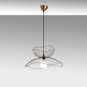 Φωτιστικό οροφής Farac Κεραμιδί 50x50x121 cm - Img 6