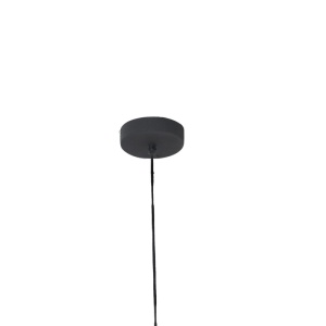 Φωτιστικό οροφής Kelsy E27 μαύρο μεταλλικό 30x30x122 cm - Img 3