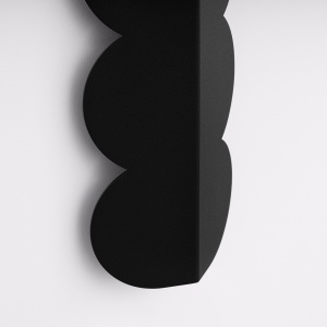 Φωτιστικό τοίχου Biscuit, Μαύρο, 16.3x5.8x33.6 cm - Img 6