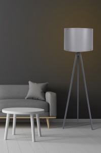Φωτιστικό Δαπέδου 111 Γκρι 25x38x145 cm
