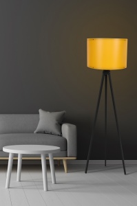 Φωτιστικό Δαπέδου 114 Κίτρινο 25x38x145 cm