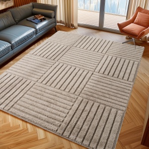 Χαλί Διαδρόμου Art boho V3 Μπεζ 80x250 cm