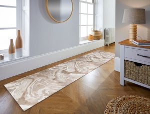 Χαλί Διαδρόμου Marbled Natural 60X230 cm, Flair Rugs