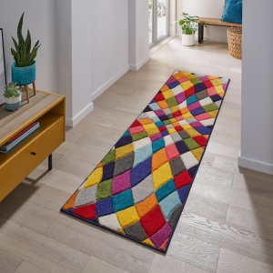 Χαλί Διαδρόμου Rhumba Πολύχρωμο 66X230 cm, Flair Rugs