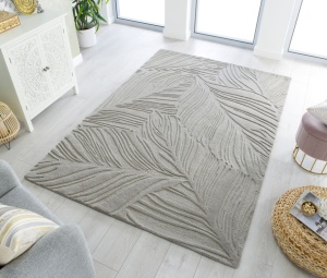 Χαλί Lino Leaf Γκρι 200X290 cm, Flair Rugs