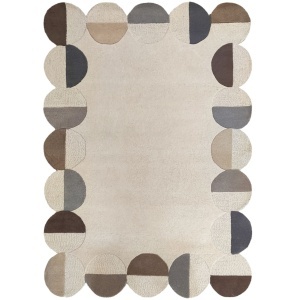 Χαλί Mia Scallop Frame Natural 200x290 cm, Flair Rugs