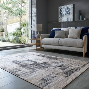 Χαλί Silas Abstract Κρεμ 190x290 cm, Flair Rugs