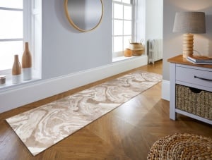 Χαλί Διαδρόμου Marbled Natural 80X300 cm, Flair Rugs