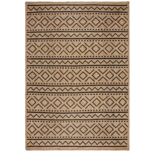 Χαλί Luis Natural/Μαύρο 200X290 cm, Flair Rugs - Img 2