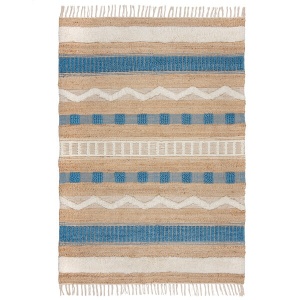 Χαλί Medina Jute Μπλε 120x170 cm, Flair Rugs - Img 4