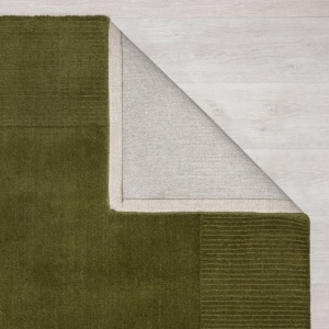 Χαλί Textured Wool Border Πράσινο 160X230 cm, Flair Rugs - Img 3