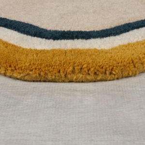 Χαλί Wool Scallop Κρεμ 160x230 cm, Flair Rugs - Img 2