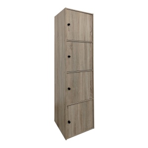 Ψηλό Ντουλάπι Gabino Sonoma 40x39x158 cm