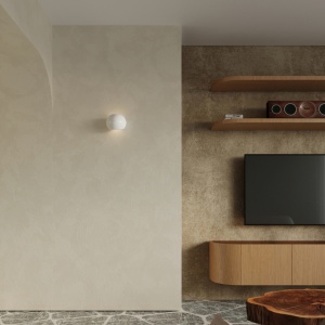 Aplica Globe din ceramica Alb lucios 17x13.5x14.5 cm - Img 6