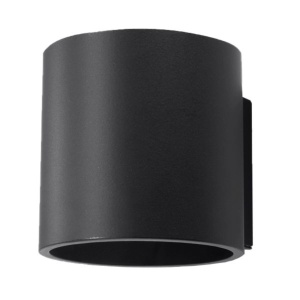 Aplica perete Orbis Negru 10x12x10 cm
