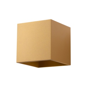 Aplica perete Quad Auriu 10x12.5x10 cm