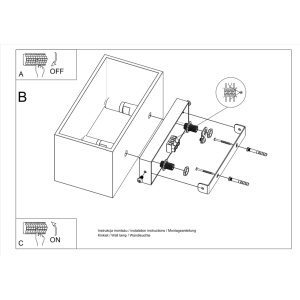 Aplica Quad Gri 20x12x10 cm - Img 6