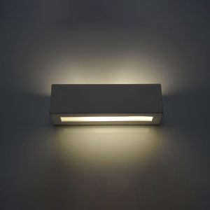 Aplica Vega din ceramica Alb 32.5x9.5x9.5 cm - Img 3