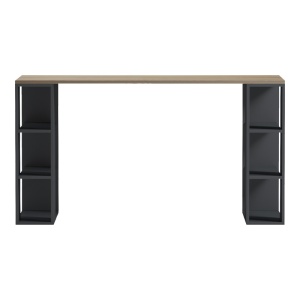 Birou cu raft, Colmar, Sonoma, 60x140x75 cm - Img 3