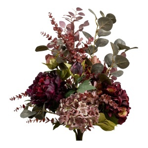 Buchet decorativ artificial Velvet, Multicolor, 30x26x60 cm - Img 4