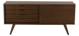 Bufet A-Line, Fumuriu, 72x160x45 cm - Img 4