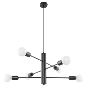 Candelabru 6 Duomo Negru 60x60x85 cm