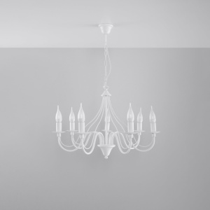 Candelabru 7 Minerwa Alb 60x60x80 cm - Img 2