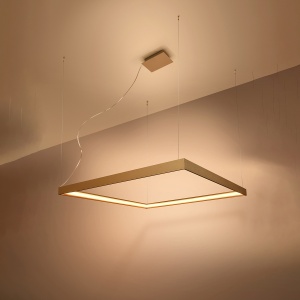 Candelabru LED Nelya Auriu 3000K 80x80x150 cm - Img 4