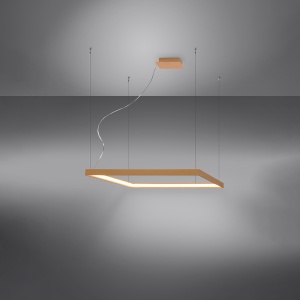 Candelabru LED Nelya Auriu 4000K 80x80x150 cm - Img 3
