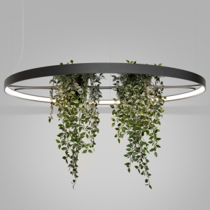 Candelabru LED Rio Bio 110 Negru 4000K 110x110x200 cm - Img 9
