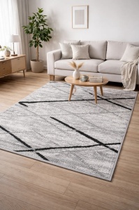 Covor, Cappuccino, Gri, 120x170 cm, Delta Model16430-168